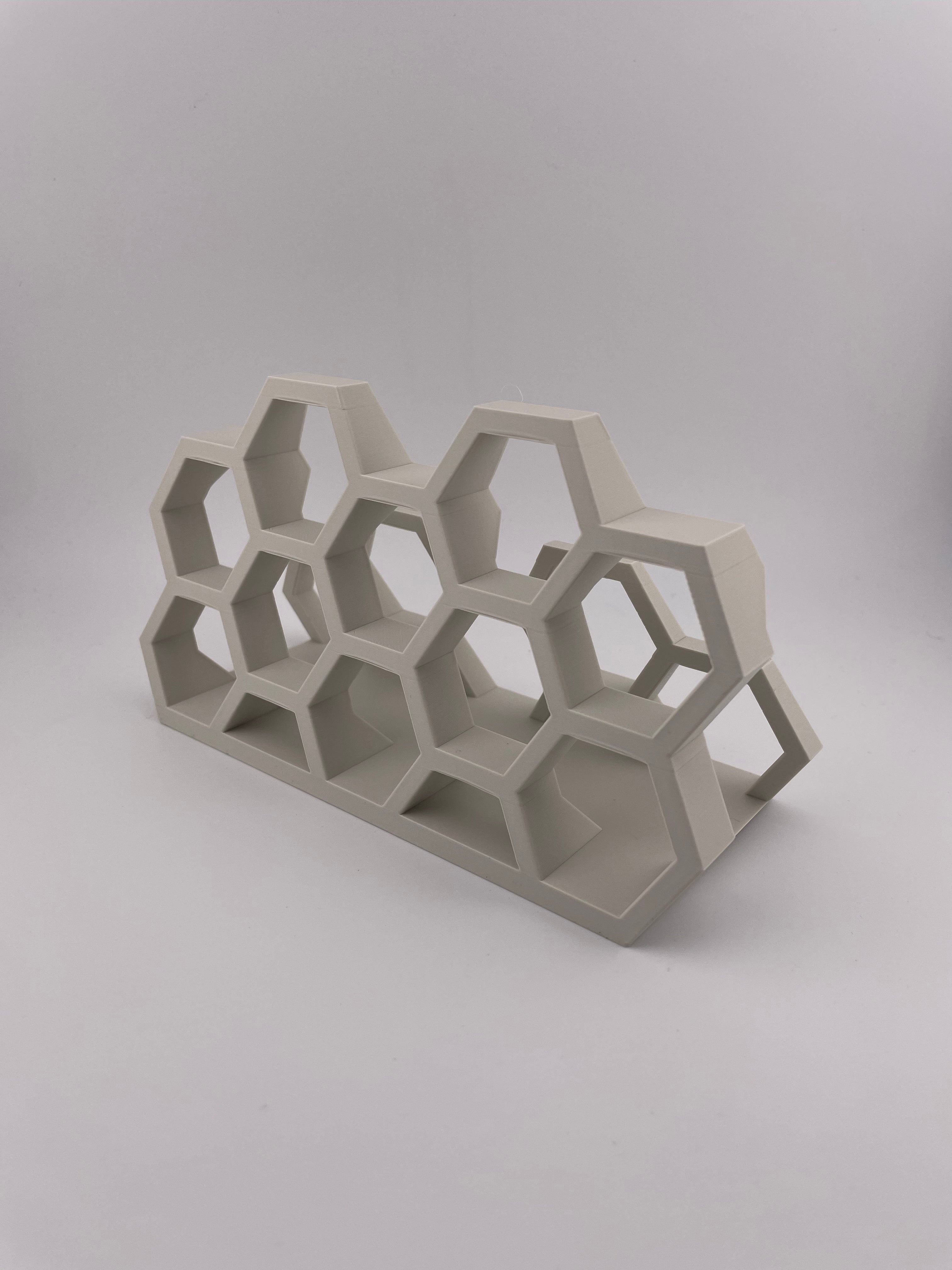 Geometrischer Magazinhalter – Modernes 3D Design